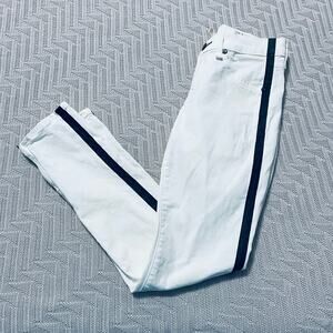 Rag & Bone white capri jeans